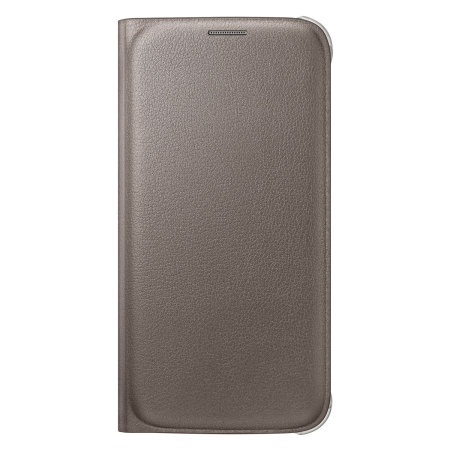 Funda Samsung Galaxy S6 Oficial Flip Wallet - Oro