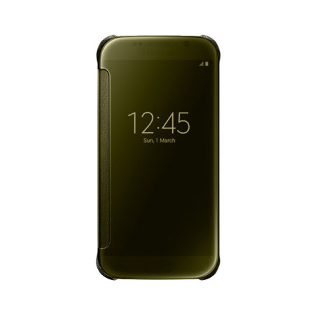 Officiële Samsung Galaxy S6 Clear View Cover - Goud