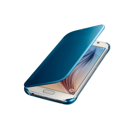 Officiële Samsung Galaxy S6 Clear View Cover - Blauw