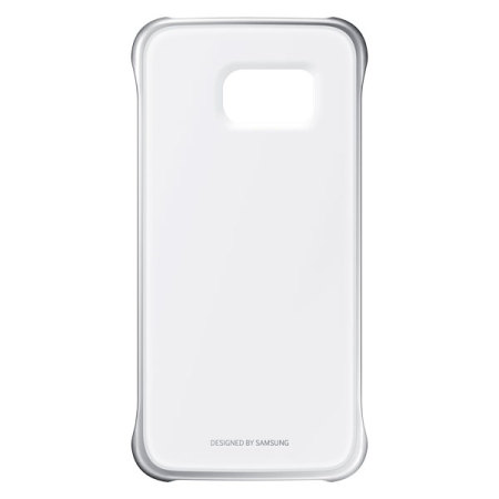 Official Samsung Galaxy S6 Edge Clear Cover Case - Silver