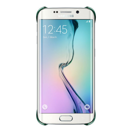Original Samsung Galaxy S6 Edge Clear Cover Case - Grün