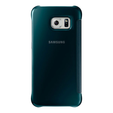 verkiezen excelleren rand Official Samsung Galaxy S6 Edge Clear View Cover Case - Green
