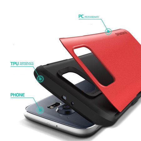 Verus Thor Samsung Galaxy S6 Edge Case - Red
