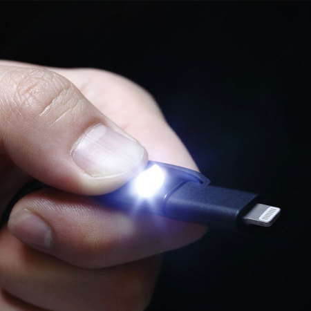Cable Lightning & USB Micro avec voyant LED - Deff
