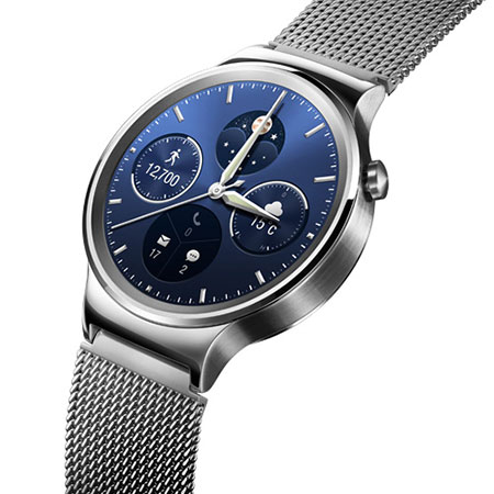 Huawei Watch for Android and iOS Smartphones - Silver