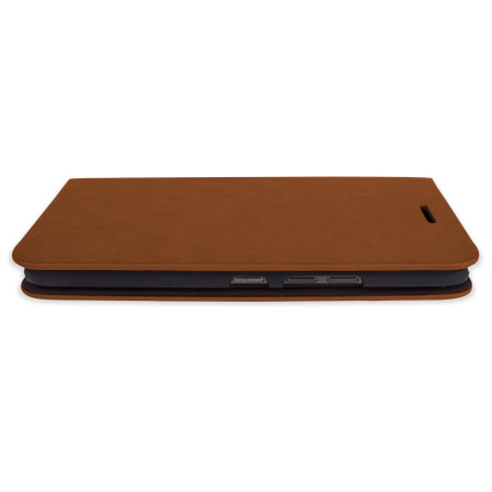 Olixar Leather-Style HTC One M9 Wallet Stand Case - Light Brown