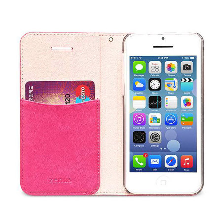 Zenus Retro Z Diary iPhone 5C Wallet Case - Pink
