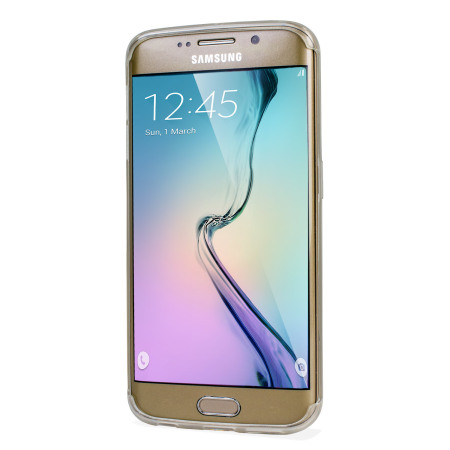 Olixar FlexiShield Samsung Galaxy S6 Edge Gel Case - Frost White