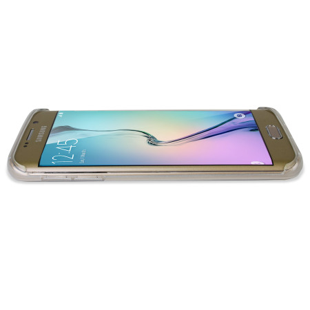 FlexiShield Case Samsung Galaxy S6 Edge Gel Hülle in Frost White