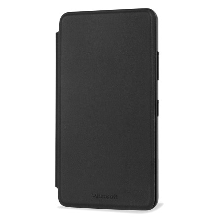 Offizielle Microsoft Lumia 640 Wallet Cover Case Tasche in Schwarz