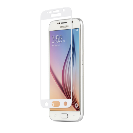 Moshi iVisor Samsung Galaxy S6 Glas Displayschutz in Weiß