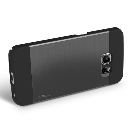 Obliq Slim Meta Samsung Galaxy S6 Edge Case - Titanium Space Grey