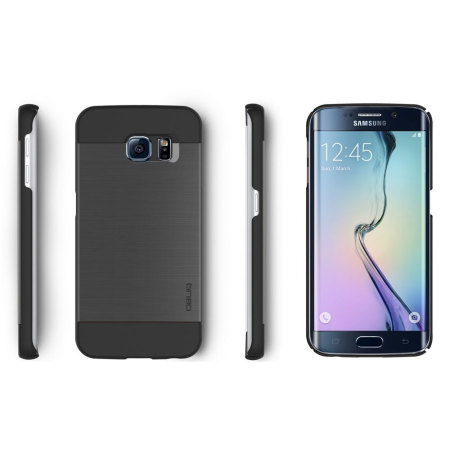 Funda Samsung Galaxy S6 Edge Obliq Slim Meta - Gris Espacial