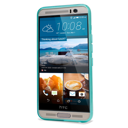 Funda HTC One M9 Plus Olixar FlexiShield - Azul Clara