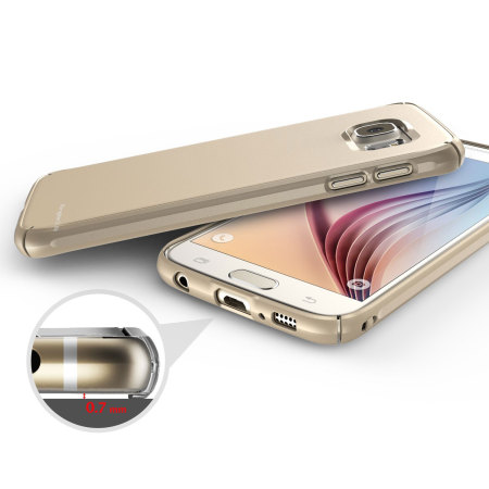 Rearth Ringke Slim Case Samsung Galaxy S6 Hülle in Gold