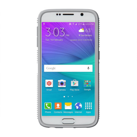 Speck CandyShell Grip Samsung Galaxy S6 Hülle in Schwarz/ Slate Grau