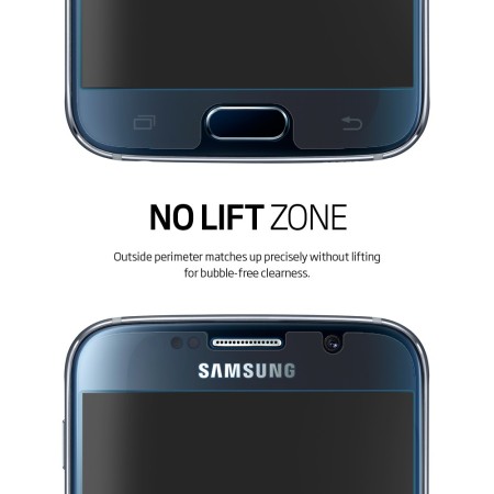 Spigen Crystal Samsung Galaxy S6 Screen Protector -Three Pack