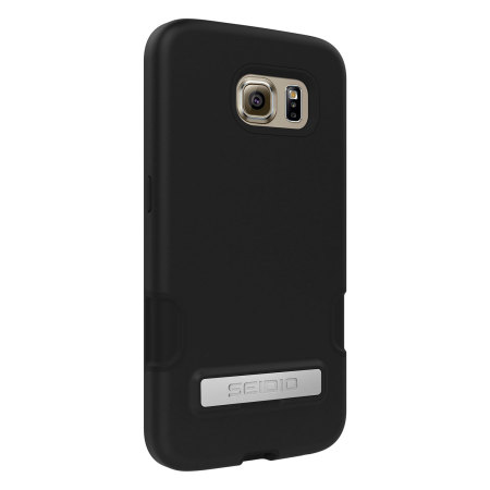 Seidio DILEX Pro Samsung Galaxy S6 Case with Kickstand - Black