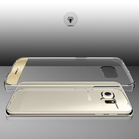 Obliq Naked Shield Samsung Galaxy S6 Edge Skal - Klar / Guld