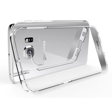 Obliq Naked Shield Samsung Galaxy S6 Edge Case - Clear / Silver