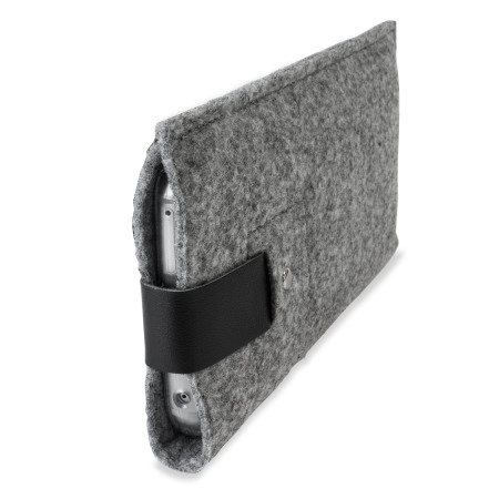 Olixar Wool Felt Pouch for Galaxy S6 / S6 Edge - Charcoal