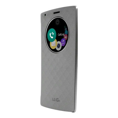 LG G4 QuickCircle Qi Batterieabdeckung in Silber