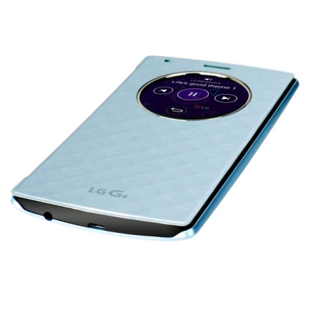 Housse QuickCircle LG G4 – Bleue