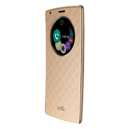 LG G4 QuickCircle Snap On Case - Gold