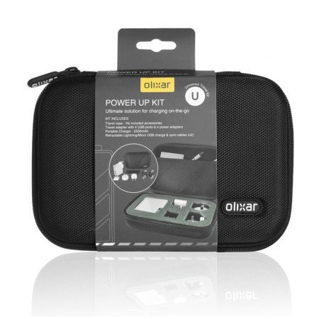 Olixar Power Up Kit - 4-in-1 Charging Pack with Travel Case
