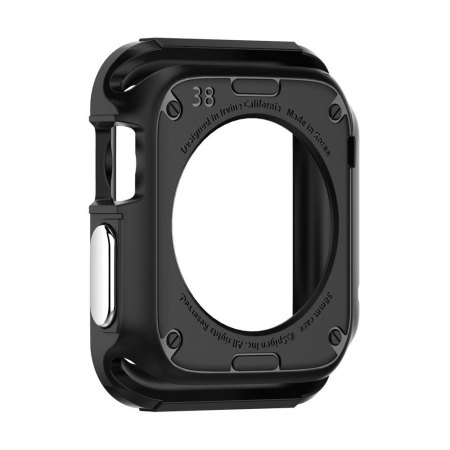 Spigen Rugged Armor Apple Series 2 / 1 Watch Case (38mm) - Black