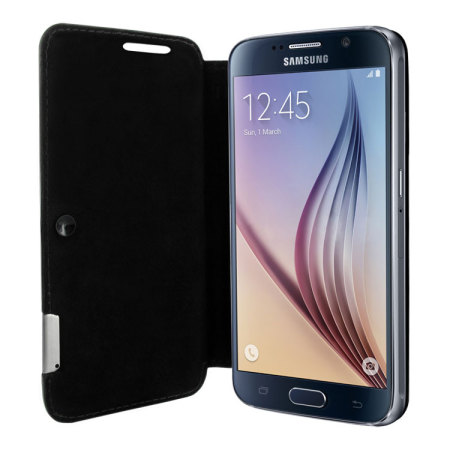  Piel Frama FramaSlim Samsung Galaxy S6 Leather Case - Zwart 