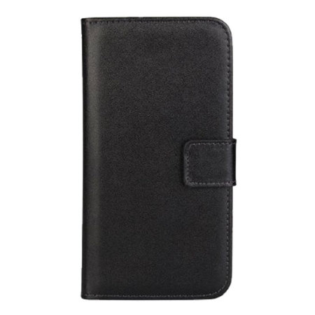 Encase Leather Style Huawei Ascend Y530 Wallet Case - Black