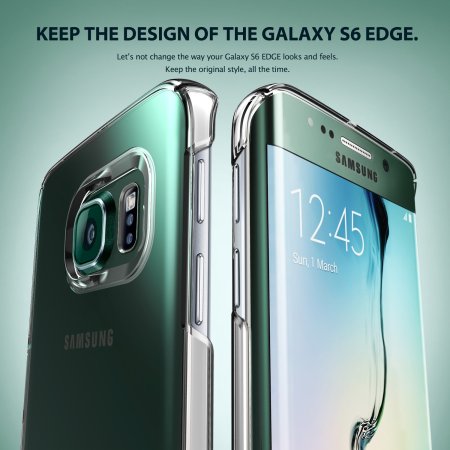 Rearth Ringke Slim Samsung Galaxy S6 Edge Skal - Guld