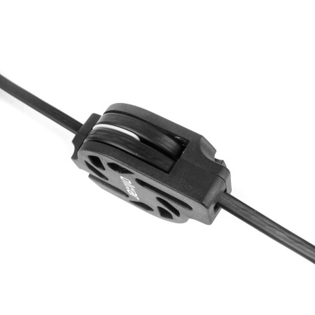 Olixar wiedereinziehbares Micro USB Lade und Sync Kabel in Schwarz