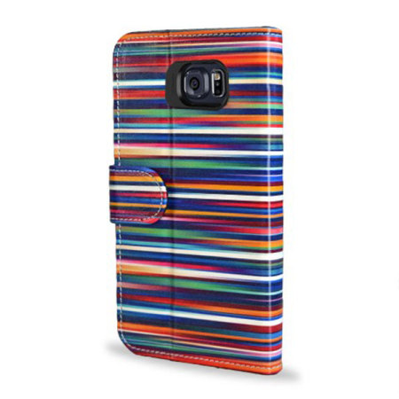 Create and Case Samsung Galaxy S6 Book Case - Blurry Lines