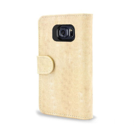 Create and Case Galaxy S6 Edge Tasche im BuchDesign Warrior Owl