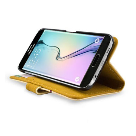 Create and Case Samsung Galaxy S6 Edge Book Case - Warrior Owl