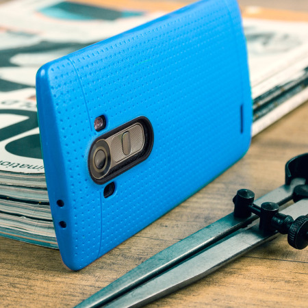 Coque LG G4 FlexiShield Dot – Bleue