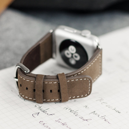 Chicago 42mm Apple Watch Series 2 / 1 Genuine Leather Strap - Brown