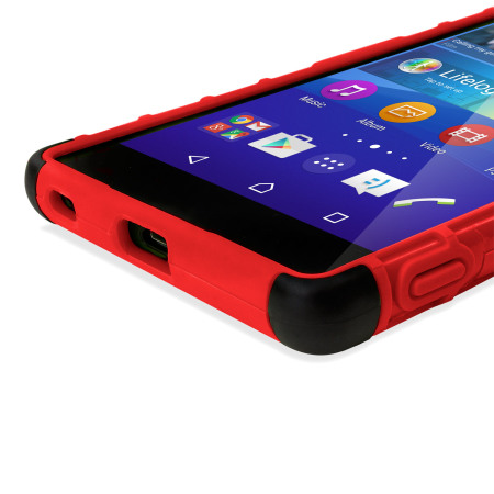 Olixar ArmourDillo Sony Xperia Z3+ Protective Case - Red