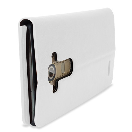 Olixar Leather-Style LG G4 Wallet Stand Case - White