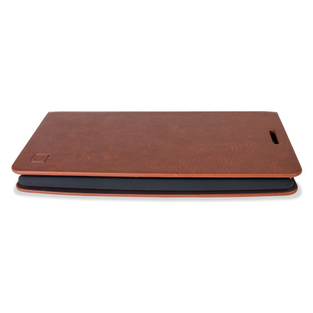 Olixar Leather-Style LG G4 Wallet Stand Case - Brown