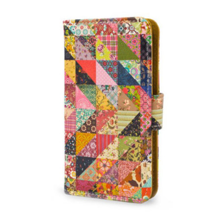 Create And Case HTC One M9 Book Stand Case - Grandma's Quilt