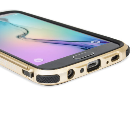 X-Doria Defense Gear Samsung Galaxy S6 Metal Bumper Case - Goud 