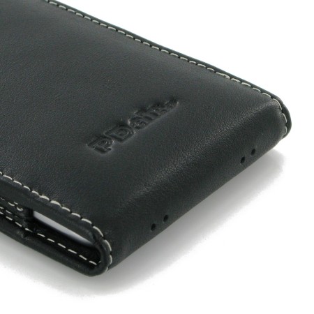 PDair Leather Vertical Samsung Galaxy S6 Edge Pouch Case w/ Belt Clip