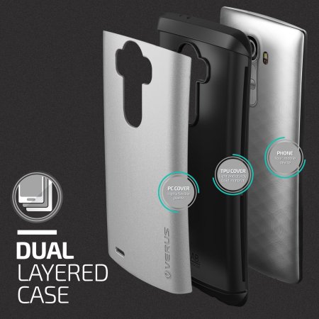 Verus Hard Drop LG G4 Case - Satin Silver