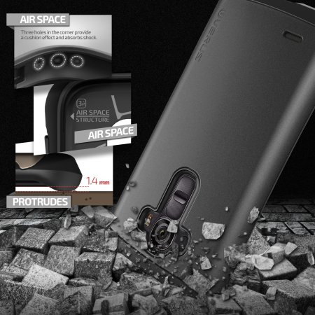Verus Hard Drop LG G4 Case - Steel Silver