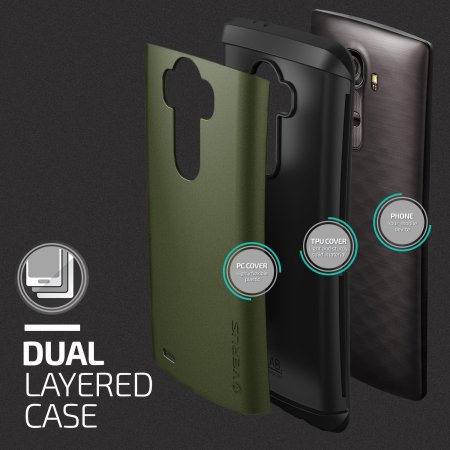 Verus Hard Drop LG G4 Case - Military Green