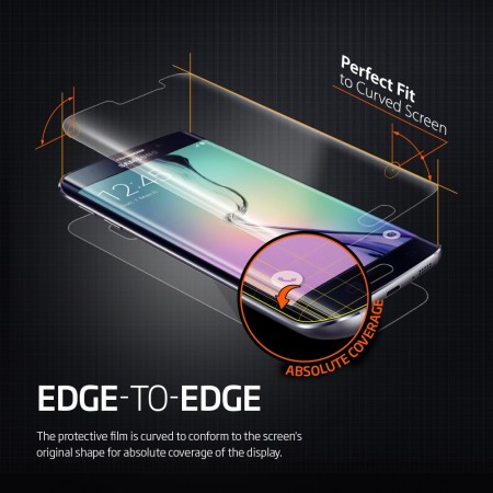 Spigen Full Body Samsung Galaxy S6 Edge Curved Displayschutz Pack