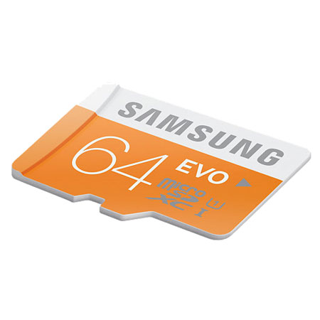 Samsung 64GB MicroSDXC EVO Card - Class 10